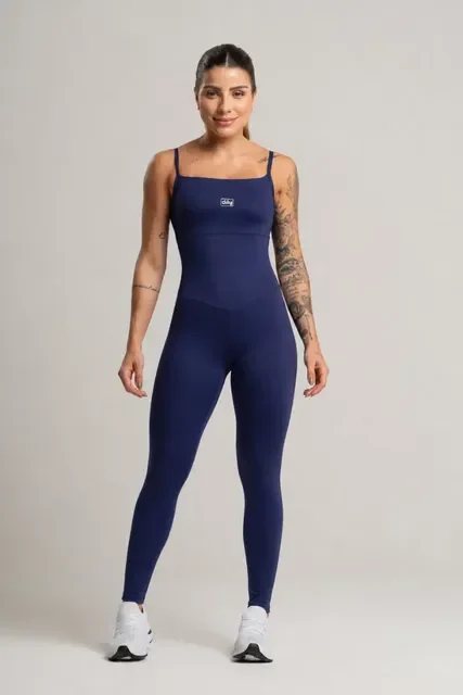 Macacão Fitness Dily Preto Arpoador I 620