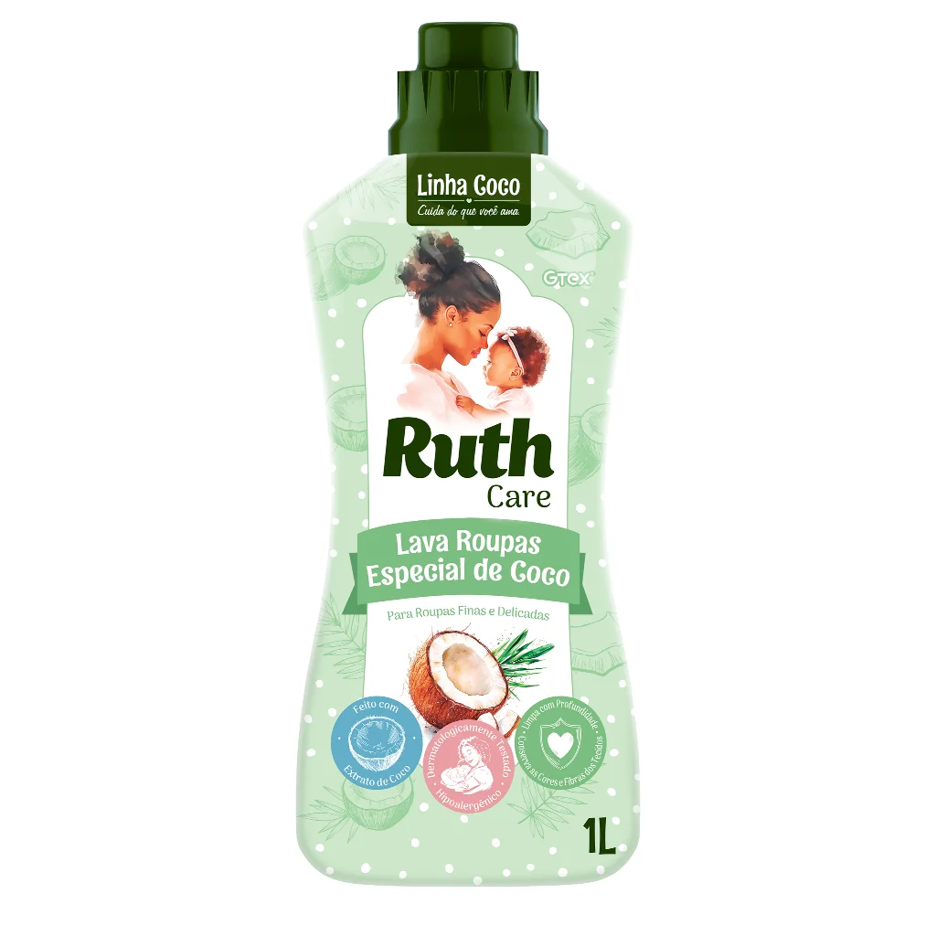 Lava Roupas Líquido Coco Ruth 1L