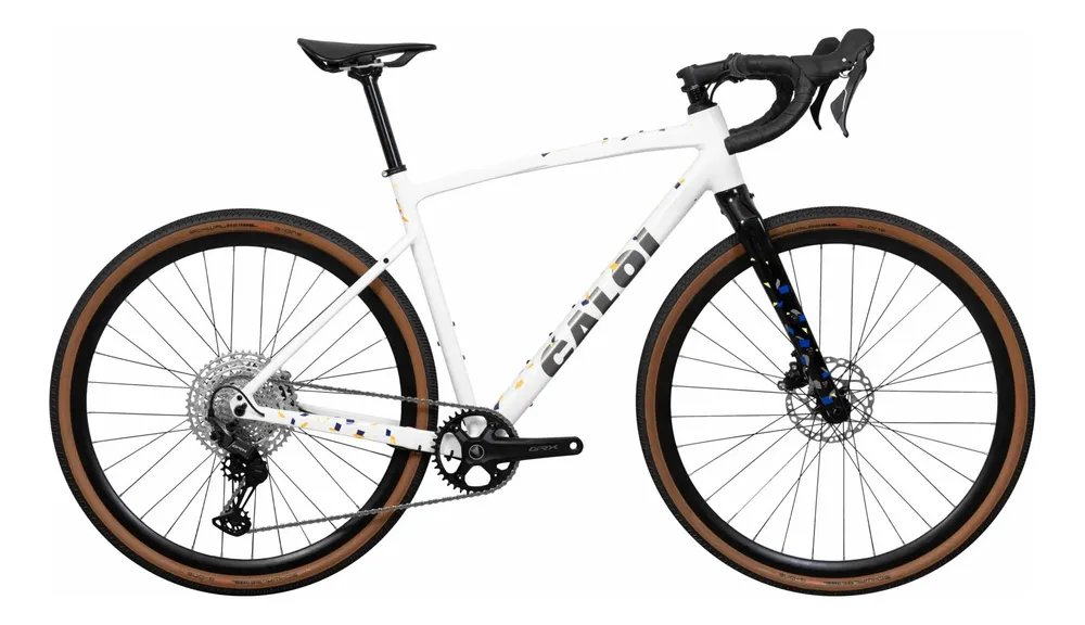 Bicicleta Aro 700 Gravel Caloi Arenita 12v Branco Xl - 59