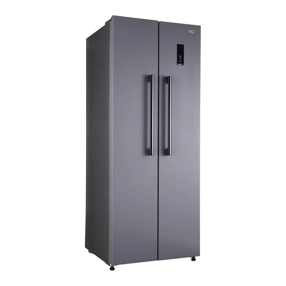 Geladeira Refrigerador HQ Frost Free Side By Side 460 Litros Cinza HQ-460SBSFF (127V)