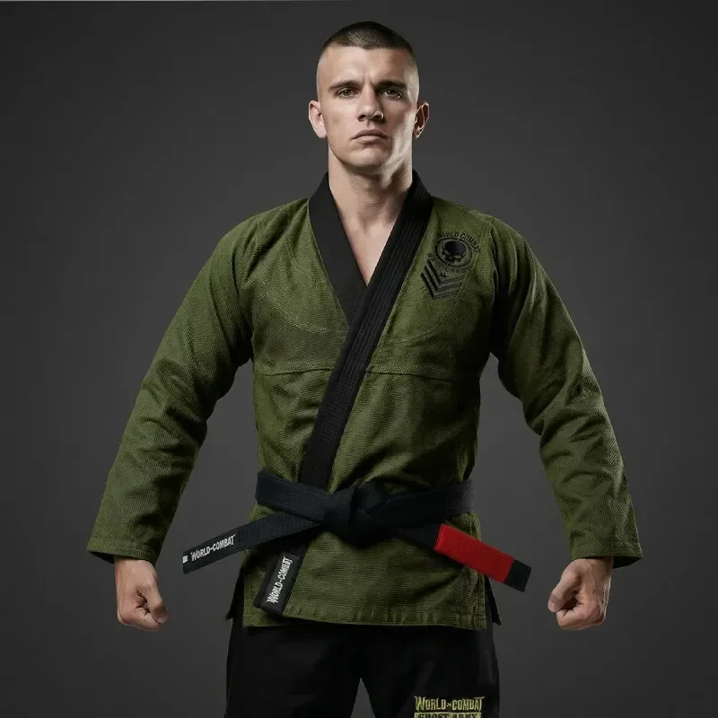Kimono World Combat Ghost Army - Verde E Preto Verde-musgo A1