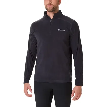 Blusão Fleece Columbia Klamath Range Ii Half Zip Black Eeg