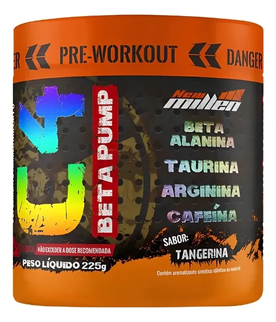 Pré Treino C4 Beta Pump 225g New Millen Eleito 4x Melhor Br