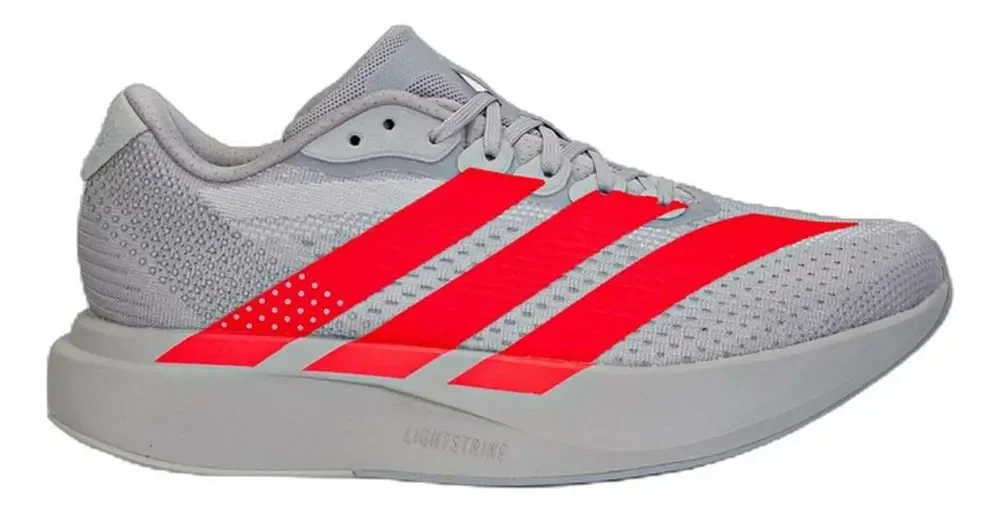 Tênis adidas Adizero Pacer Feminino Corrida Cinza Cinza/vermelho 34
