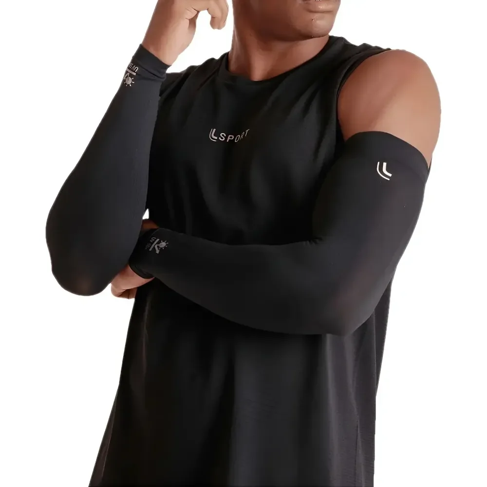 Manguito Unissex Proteção Uv Lupo Sport Cor Preto Tamanho G
