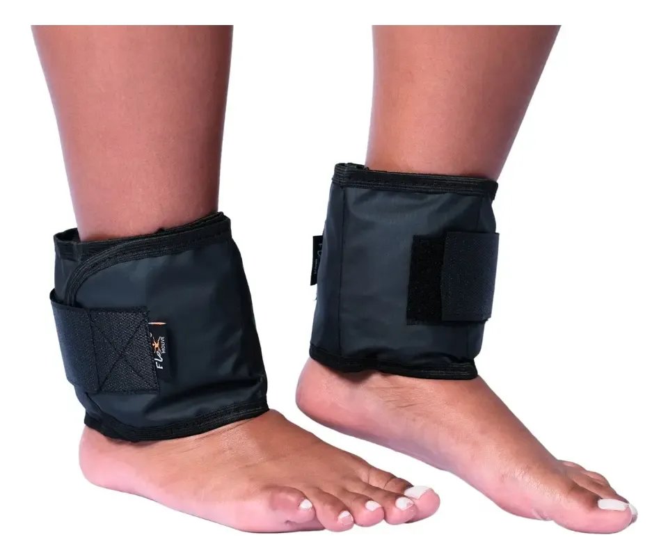 1 Kg Caneleira Tornozeleira C/ Peso Treino Exercício Par Top