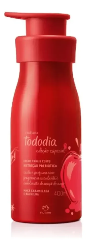 Creme Para o corpo nutrição Prebiótica | Maçã caramelada e baunilha 400 ml