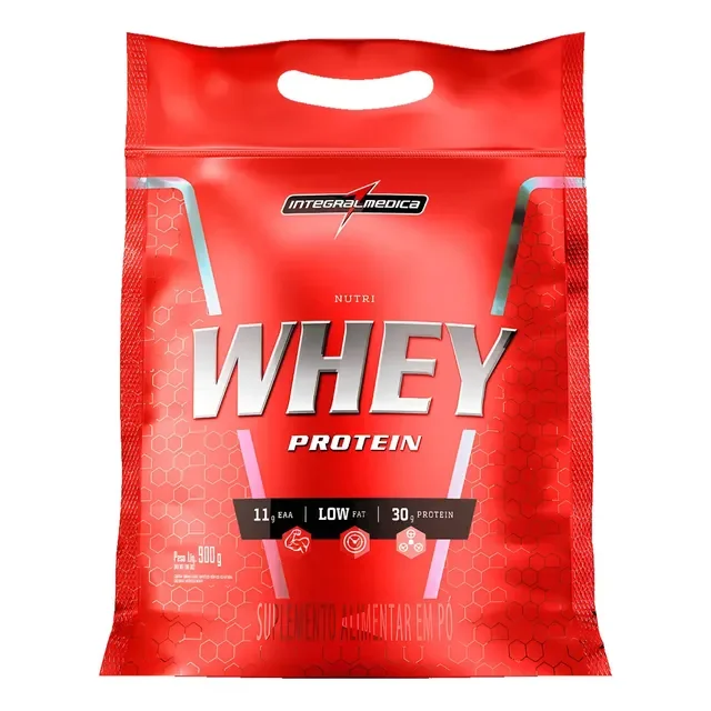 Nutri Whey Protein 900g - Refil - Integralmedica - Promoçã