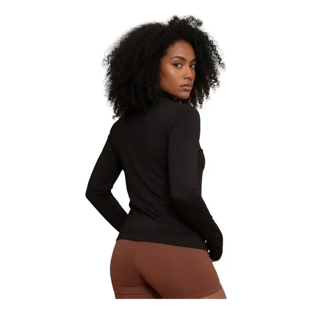 Casaquinho Fitness Feminino Com Ziper Em Suplex