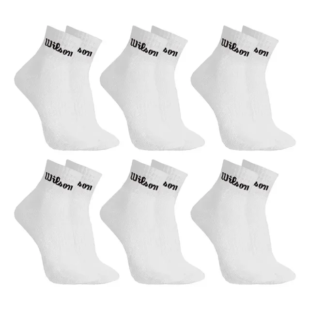 Kit 6 Pares Meias Wilson Cano Médio Masculino Adulto