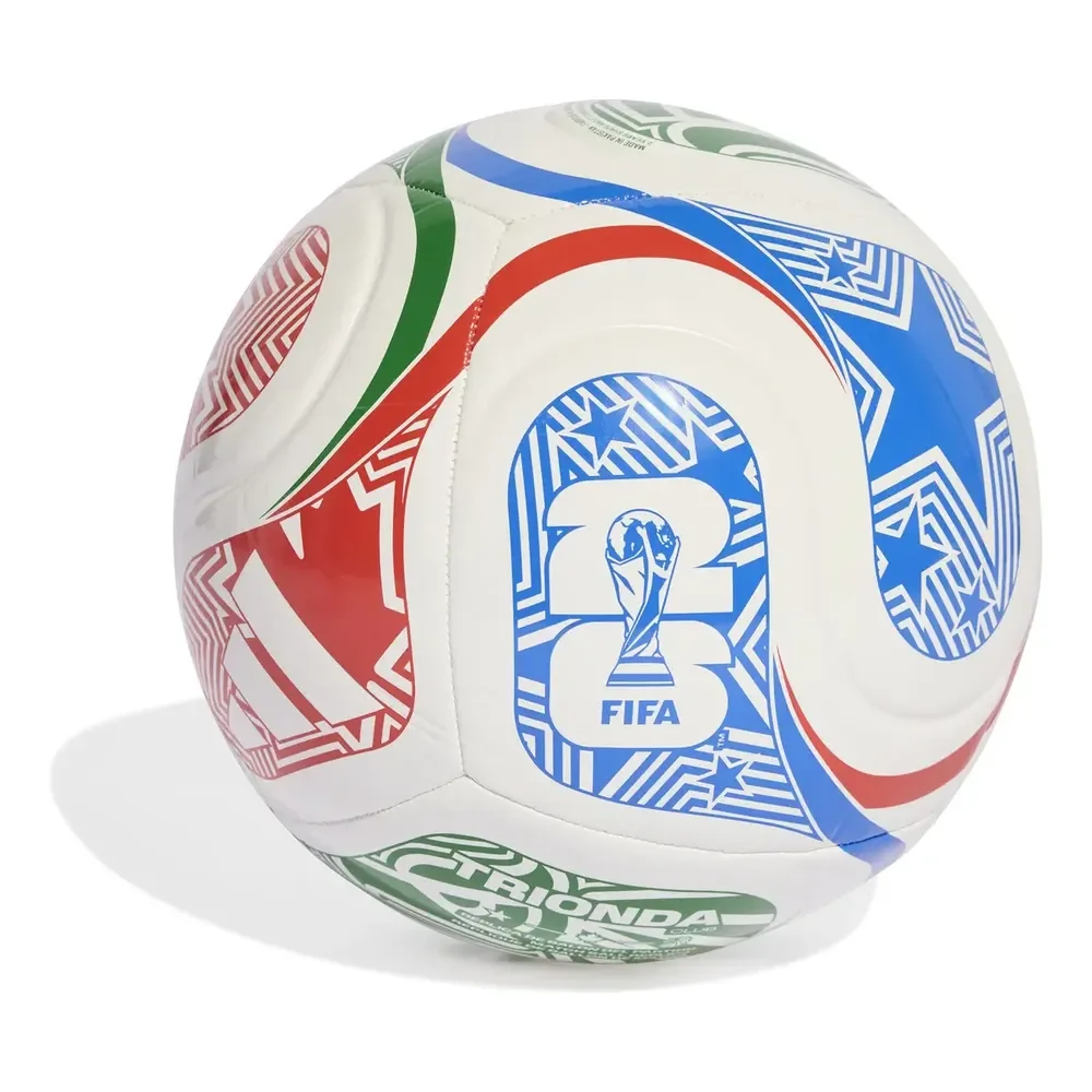 Bola De Futebol Branca adidas Jd8028 Tam4 Da Copa Do Mundo White/vivid Red/glow Blue/green