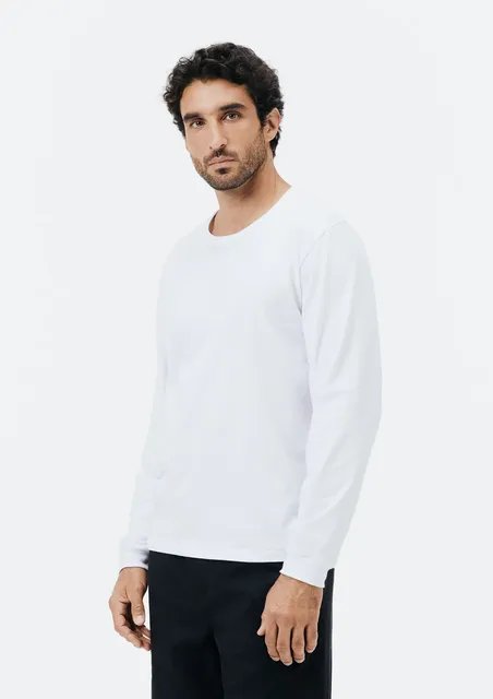 Camiseta Básica Masculina Manga Longa Slim Hering