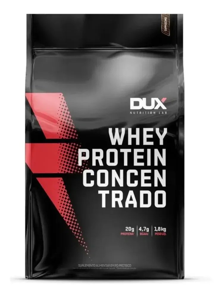 WHEY Protein Concentrado Dux em pó sabor Chocolate branco x 1.8kg