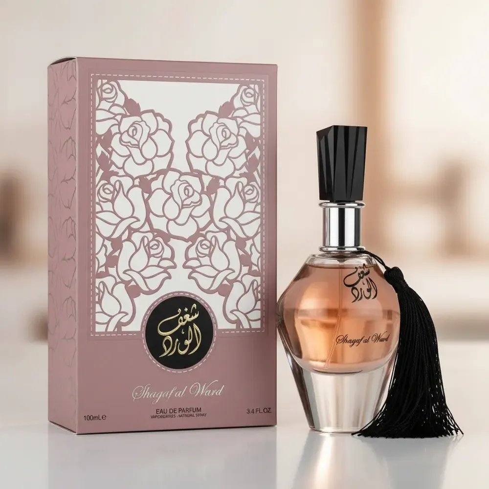 Perfume Shagaf Al Ward Eau De Parfum 100ml Lacrado/Original