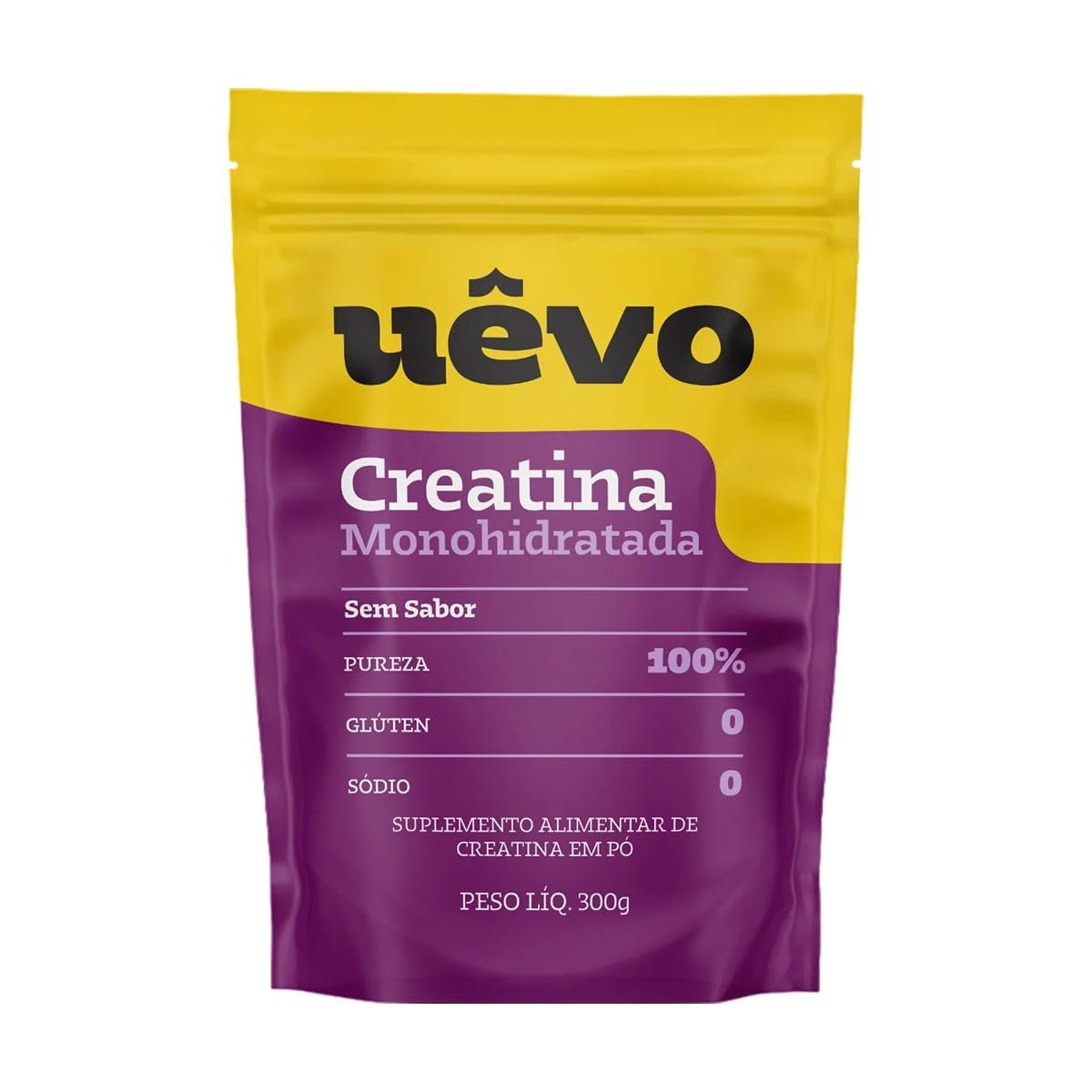 Creatina Monohidratada - 300g Natural - Uêvo