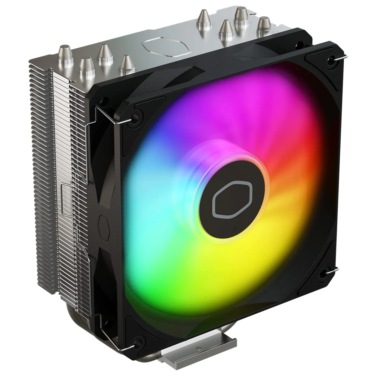 Cooler Master Hyper 212 Spectrum V3, Cooler de CPU com ARGB, Ventoinha PWM 120mm, 4 Tubos de Calor, 152mm de Altura, Compatível com AMD AM5/AM4, Intel LGA1700/1200
