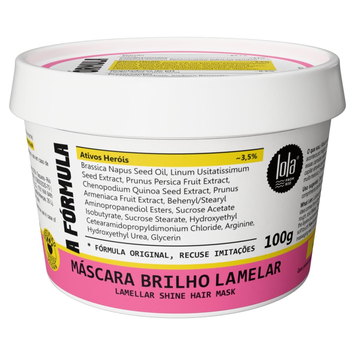 Máscara Capilar A Fórmula 100gr - Lola Cosmetics