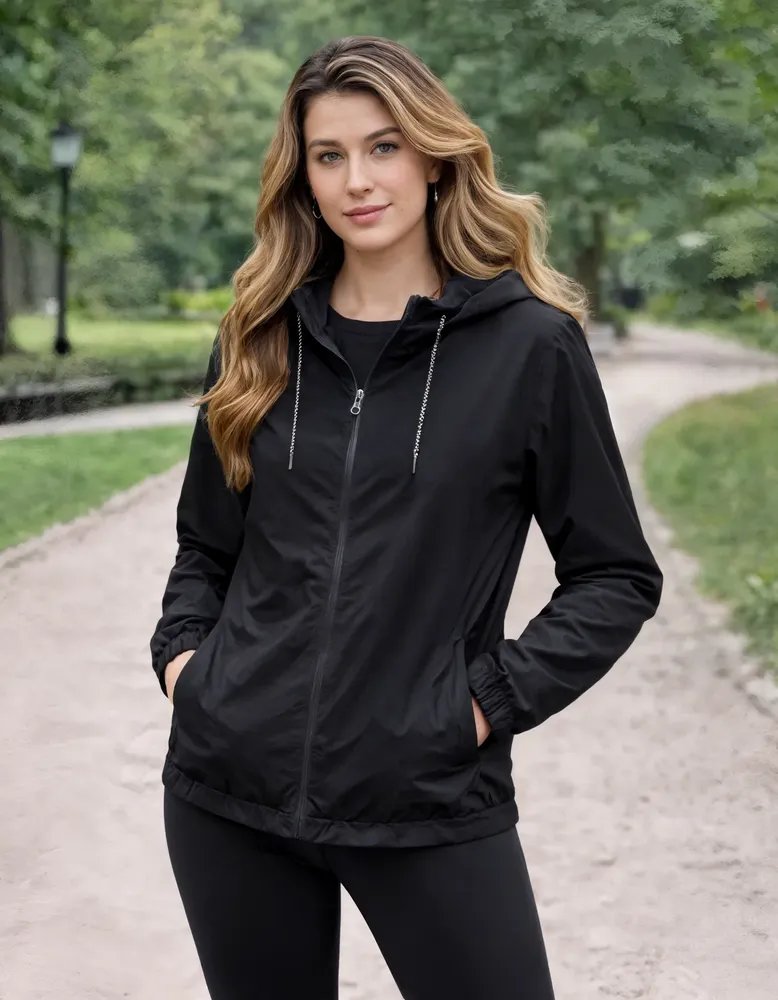 Jaqueta Feminina Alta Performance Leve Treino Academia 2026 Preto M
