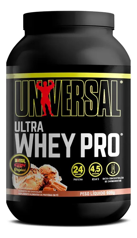 Whey Protein Universal Pro de 900g com Sabor Chocolate