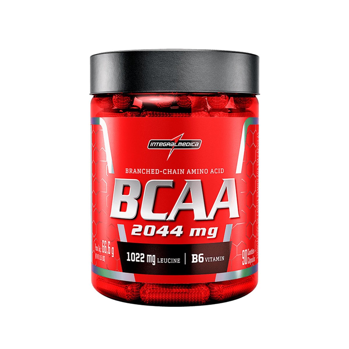 Aminoácidos Essenciais BCAA 2044mg 90 cápsulas - Para Energia e Desempenho – Integralmedica