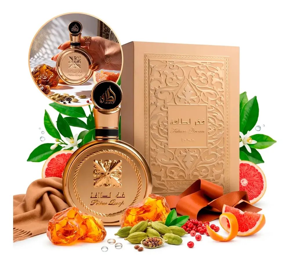 Perfume Lattafa Fakhar Gold Extrait EDP 100ml Unissex - Hannity Cosmeticos