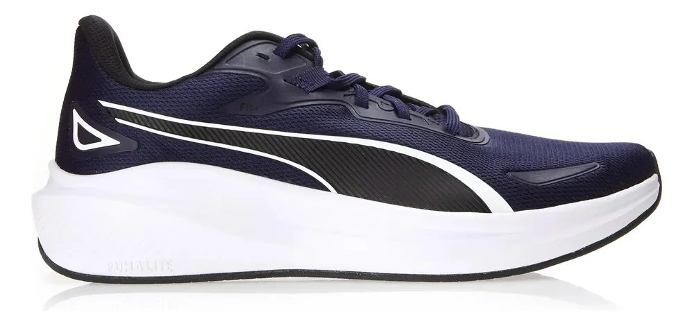 Tênis Masculino Skyrocket Lite Puma Puma Navy-puma Black-puma White Liso 41 Br