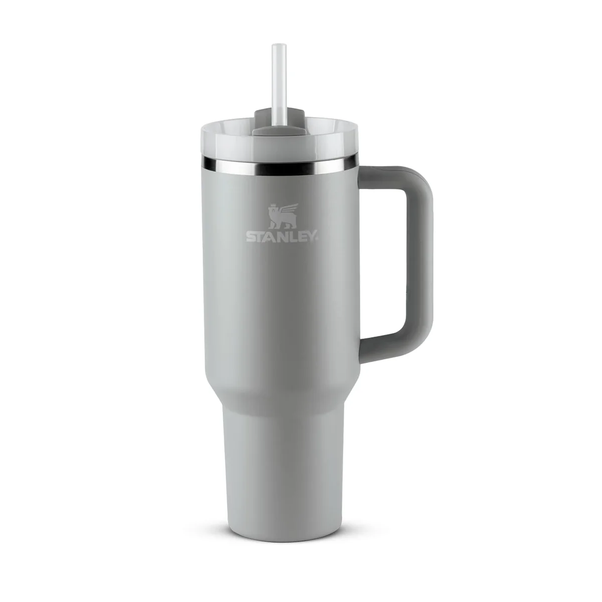 Stanley - Quencher H2.0 FlowState 1,18L - Copo de aço inoxidável com isolamento a vácuo, Tampa e canudo, para água, chá gelado, café, Smoothies e muito mais, Ash
