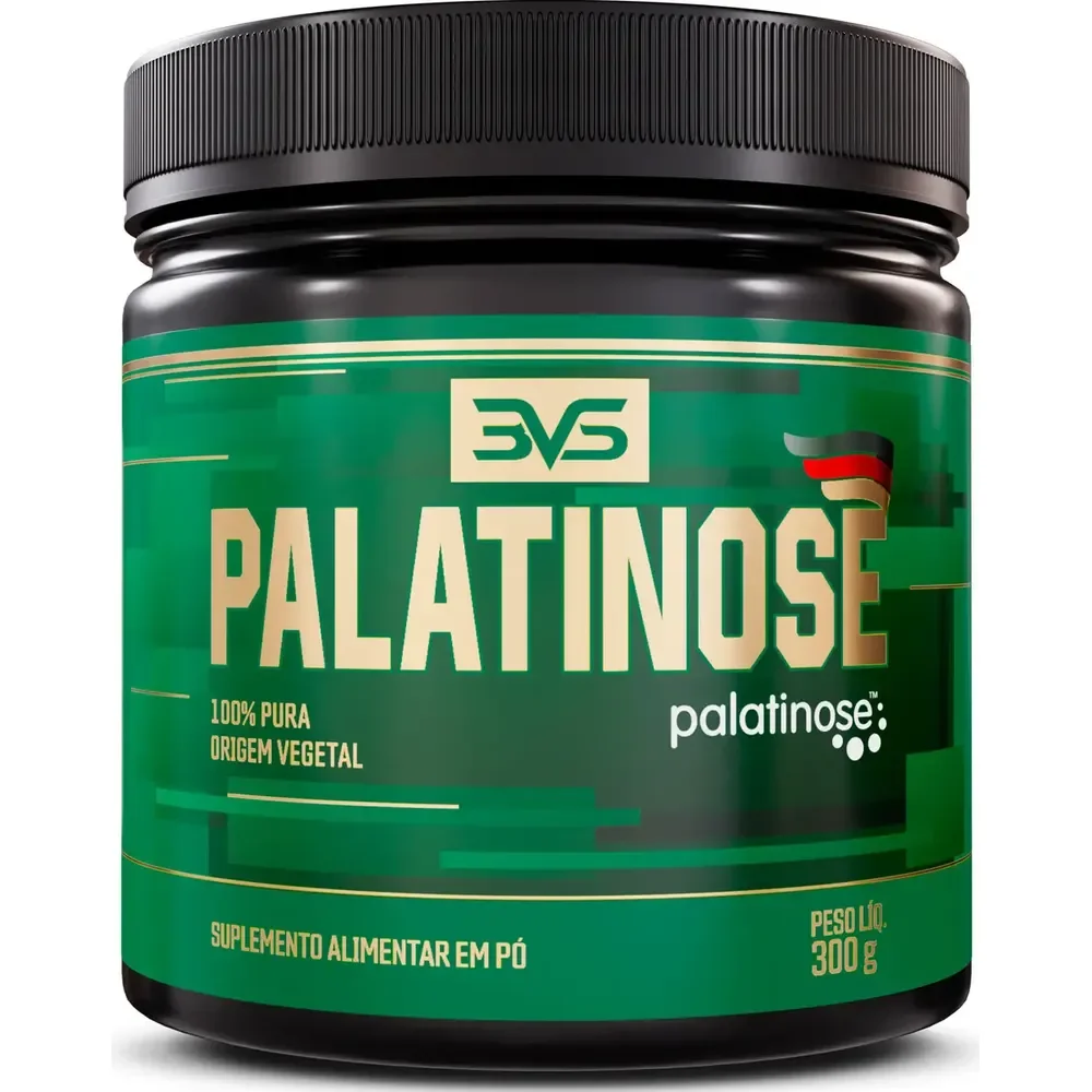 Palatinose 100% Pura - Fórmuila Avançada Com Baixo Índice Glicêmico E Insumos Importados - 300g Sem Sabor
