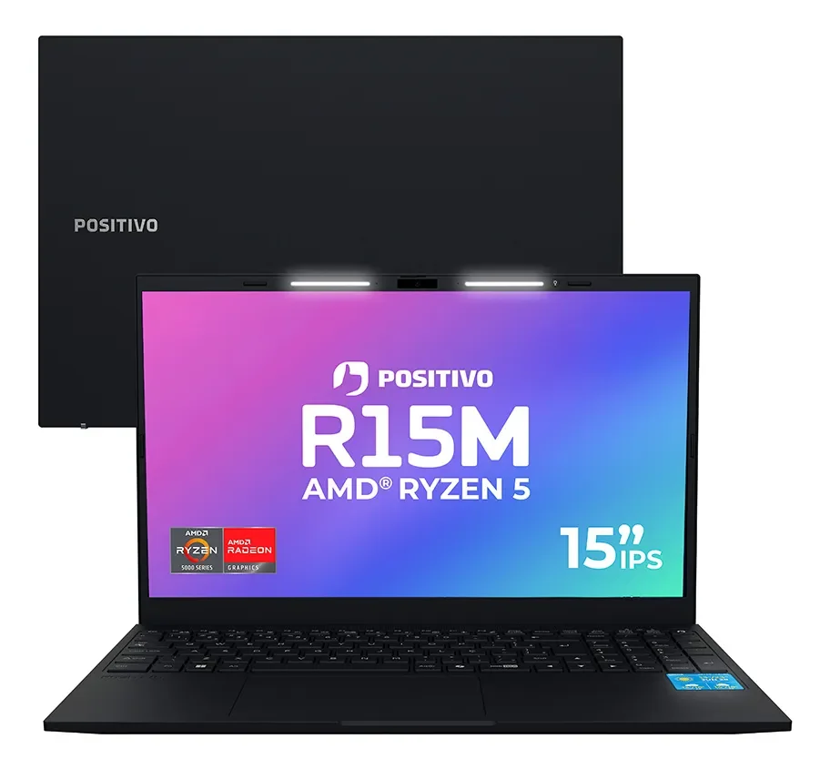 Notebook Positivo Vision R15M Com AMD Ryzen 5, 8GB de RAM e SSD de 256GB