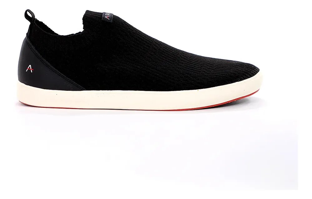 Tênis Aramis Flow Knit Conforto Macio Elastico Preto Preto 40 Br