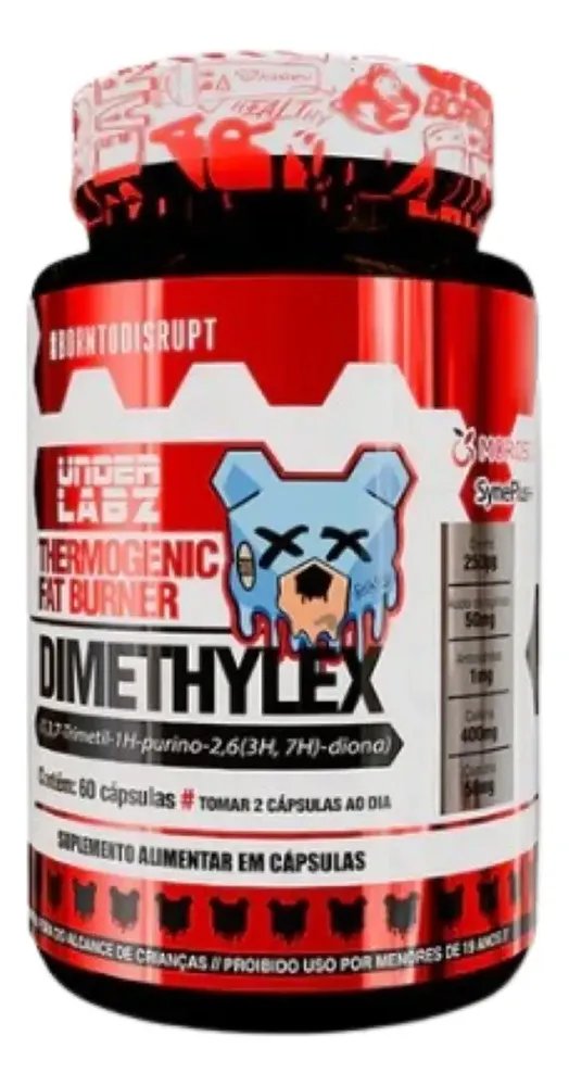 Dimethylex 60 Cápsulas Under Labz Sem Sabor