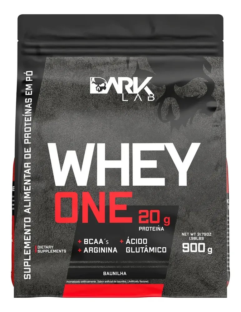 Proteína Dark Lab Premium One Whey Protein em pó sabor Baunilha x 900g