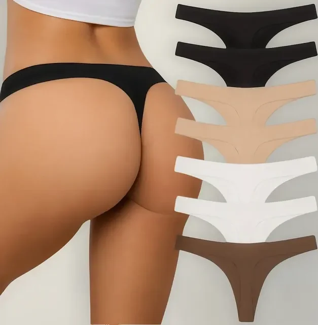 Kit 7 Calcinhas Feminina Fio Sem Costura Não Marca
