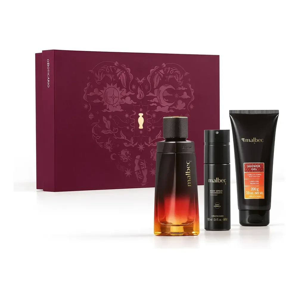 Kit Presente Malbec X O Boticário Masculino Original