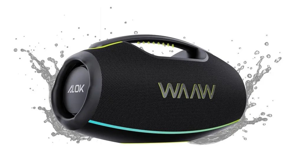 Caixa De Som Speaker Bluetooth Waaw Hyperboom 1000 Preto 127/220v