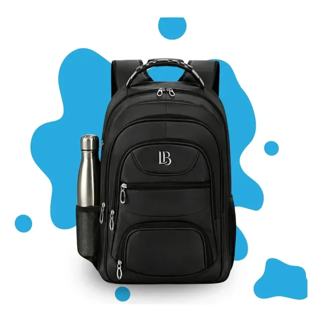 Mochila Masculina Faculdade Impermeável Resistente Grande