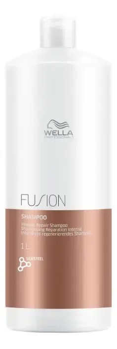 Shampoo Wella Professionals Fusion 1L Reconstrução Intensa e Proteção para Cabelos Danificados