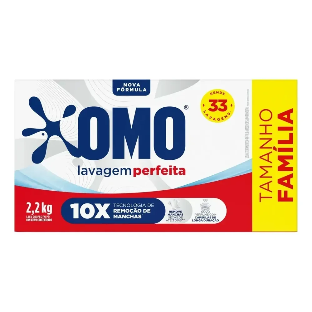 Sabão Em Pó Omo Lavagem Perfeita 2.2kg