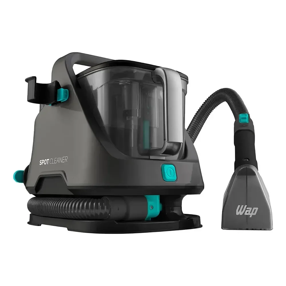 Extratora E Higienizadora Portátil Wap Spot Cleaner 1600w De Potência - Pulveriza, Esfrega E Extrai Preto/cinza/turquesa 220v