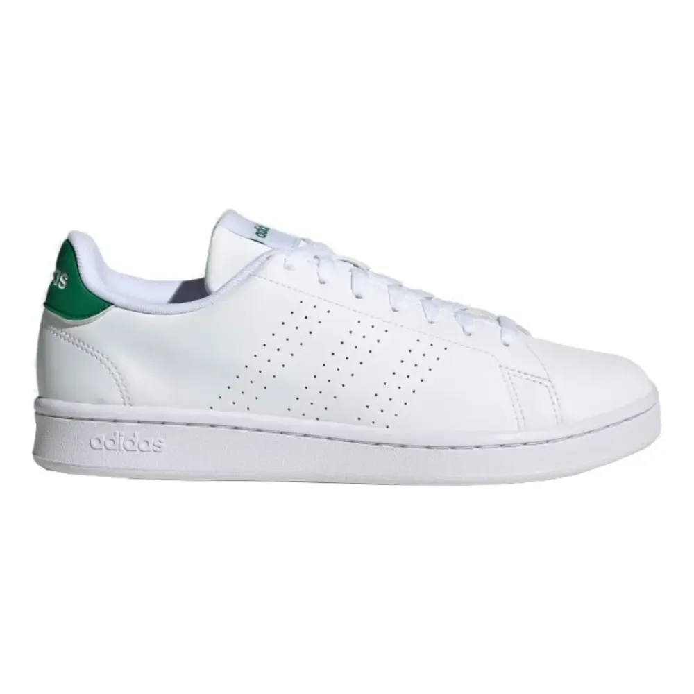 Tênis Masculino Advantage adidas Cloud White/cloud White/green Liso 41 Br