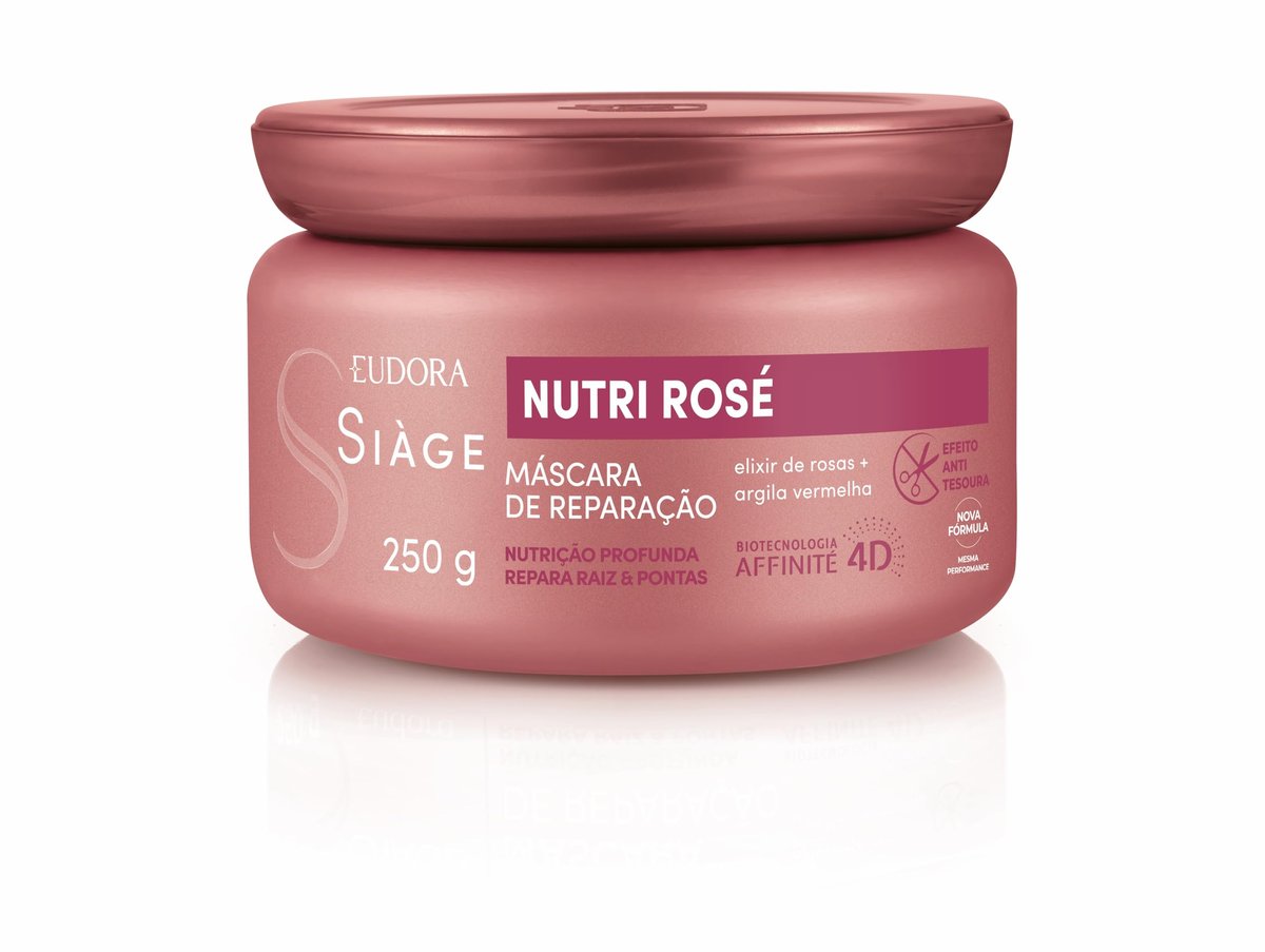 Máscara Capilar Creme Siàge Nutri Rosé Nutrição Profunda 250g
