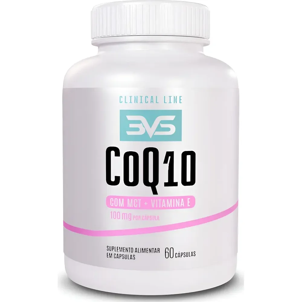 Coenzima Q10 Ubiquinol - Fórmula Avançada com 100mg de Coenzima por Cápsula MCT e Vitamina E - 60 Cápsulas