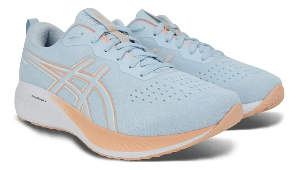 Tênis Asics Feminino Gel-shinobi 3 Azul/rosa Azul-claro Liso 37 Br