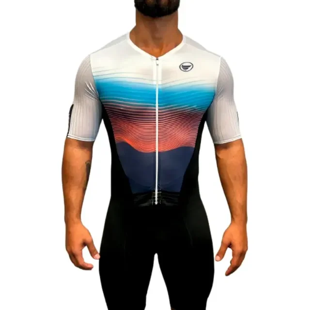 Macaquinho Triathlon Bike Corrida Unissex Reative Vezzo
