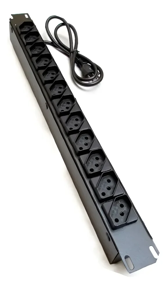 Régua 12 Tomadas Rack 19 Polegadas Profissional Extensão