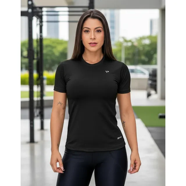 Camiseta Feminina Proteção Uv Academia Treino Caminhada