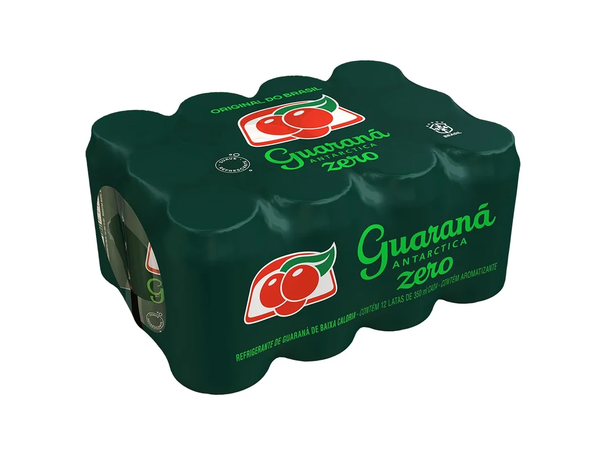 Guaraná Antarctica Diet Lata 12 Unidades De 350Ml