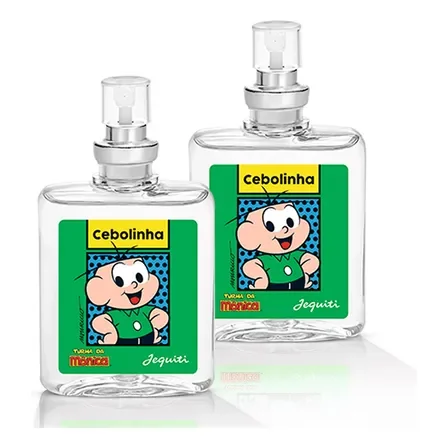 Kit 2x Perfumes Colônia Miniatura Cebolinha Turma Da Mônica Jequiti 25ml