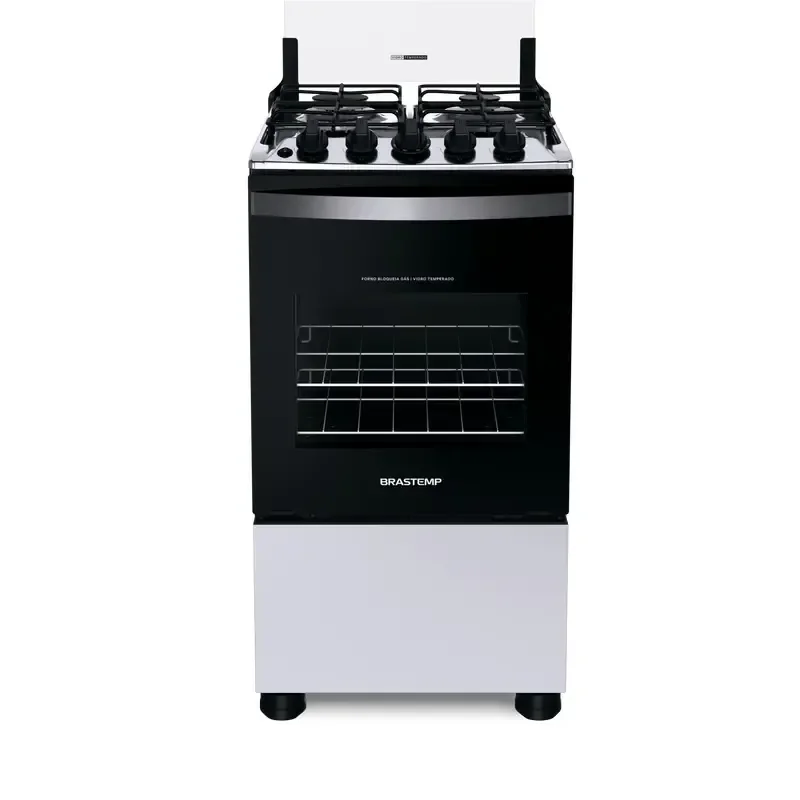 Fogão 4 Bocas Acendimento Automático Clean Bfo4nbb Brastemp Cor Branco