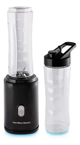 Liquidificador Hamilton Beach Portátil Individual 600mL Tritan Preto